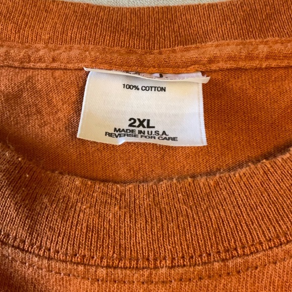 Soffe Orange Graphic T-Shirt - Picture 4 of 5